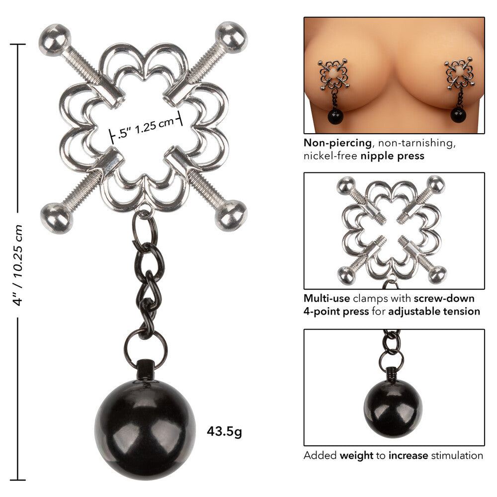 Nipple Grips4 Point Weighted Nipple Press