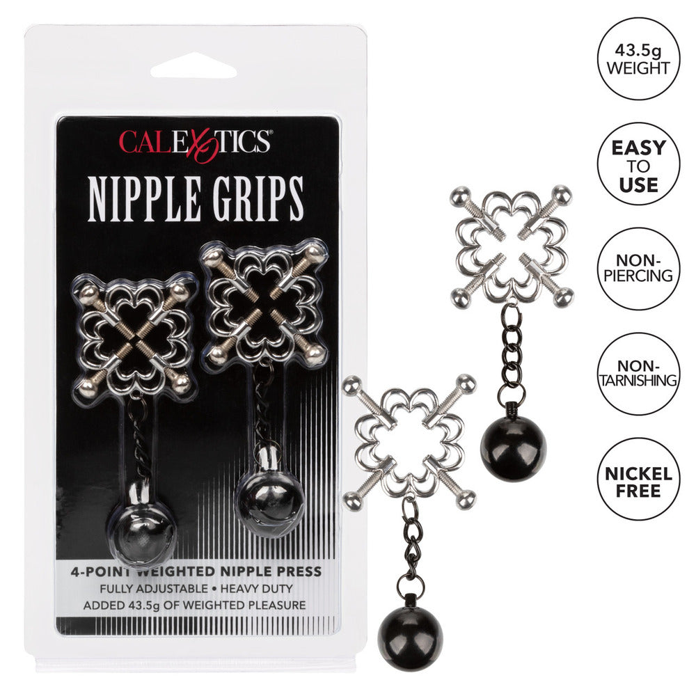 Nipple Grips4 Point Weighted Nipple Press
