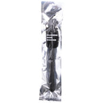 ALL BLACK - BEADED SHOWER ANAL SILICONE 27 CM