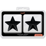 COQUETTE CHIC DESIRE - NIPPLE COVERS BLACK STARS