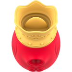 INTENSE - CLITORIS STIMULATOR 10 SUCTION AND LICKING MODES - RED