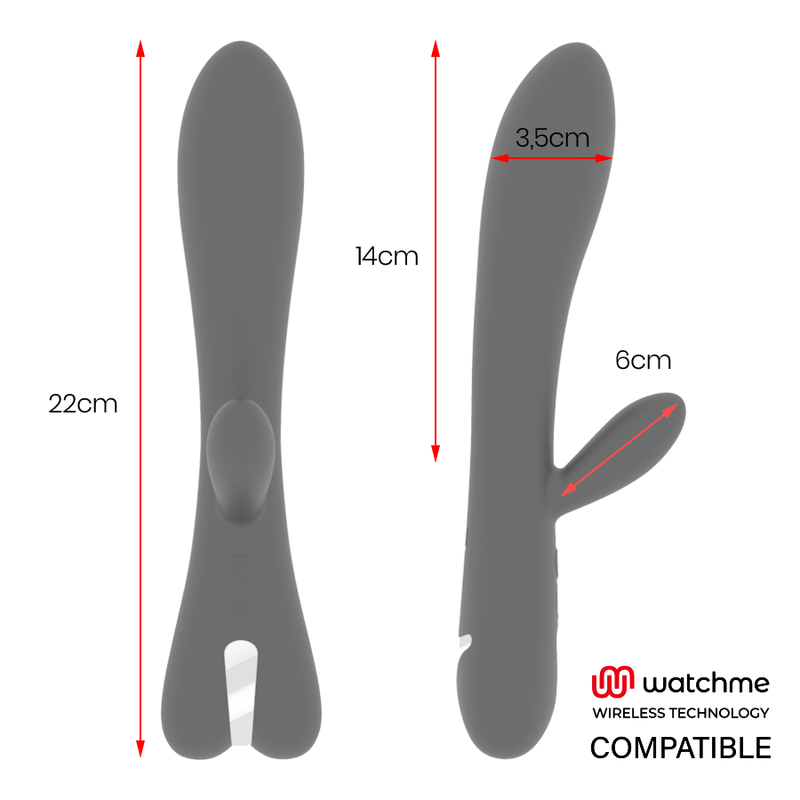 BRILLY GLAM - ERIK VIBRATOR + WATCHME REMOTE CONTROL
