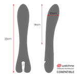 BRILLY GLAM - RYAN VIBRATOR + WATCHME REMOTE CONTROL