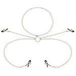OHMAMA FETISH 4 NIPPLE CLAMPS WITH CHAIN NECKLACE
