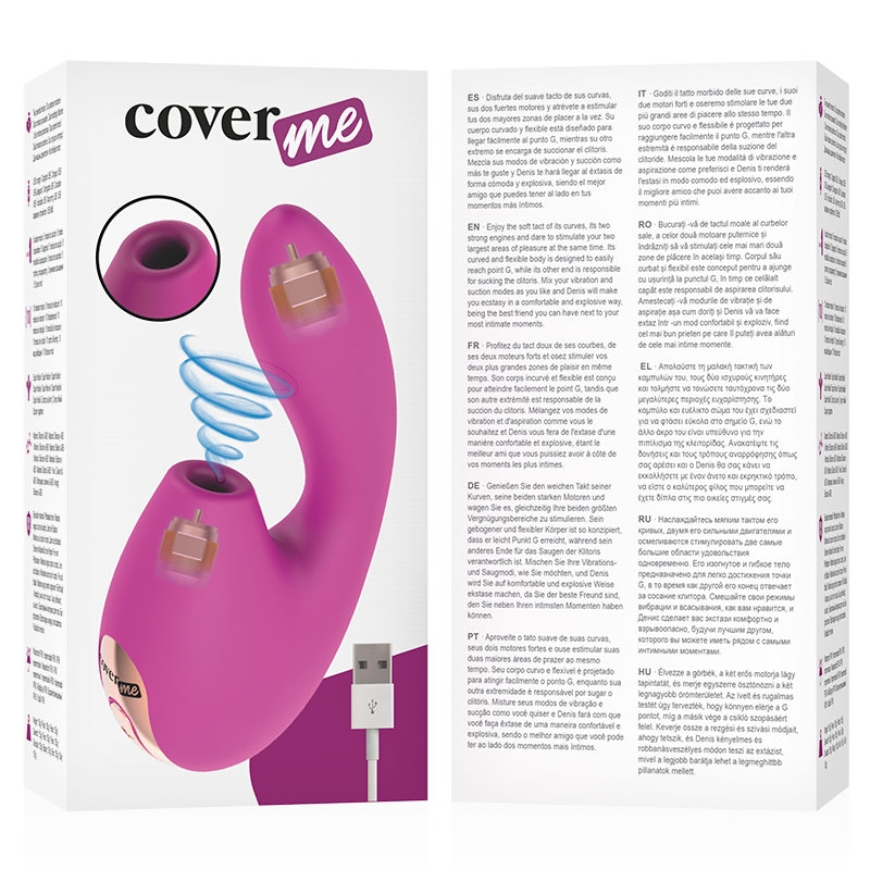COVERME - CLITORAL SUCKER & POWERFUL G-SPOT RUSH VIBRATOR