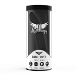 MYTHOLOGY - COBI ONYX ANAL DILDO WITH COCK AND TESTICLE RING 13 SILICONE CM