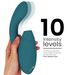 WOMANIZER - DUO 2 STIMULATOR BLUE PETROL