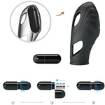 PRETTY LOVE - LICH SILICONE FINGER VIBRATOR BLACK