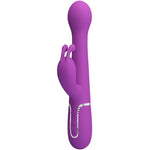 PRETTY LOVE - DEJON 3 IN 1 MULTIFUNCTION RABBIT VIBRATORPURPLE
