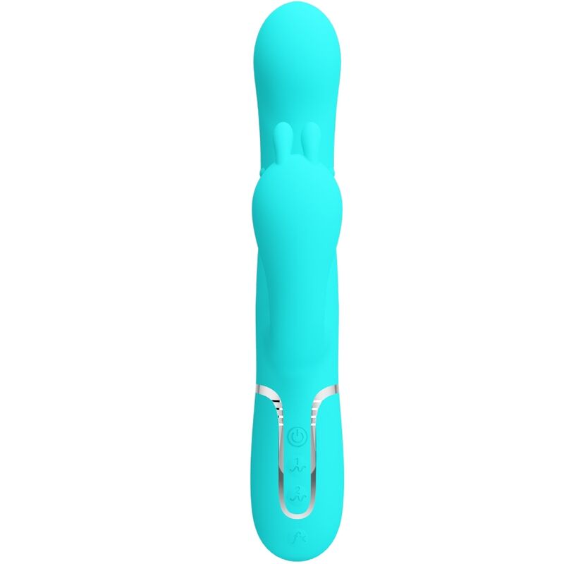 PRETTY LOVE - CAMMY 4 IN 1 MULTIFUNCTION TRIPPLE RABBIT VIBRATORBLUE