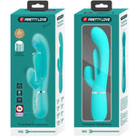 PRETTY LOVE - SHANIA TRIPLE RABBIT MULTIFUNCTION VIBRATOR 3 IN 1 BLUE