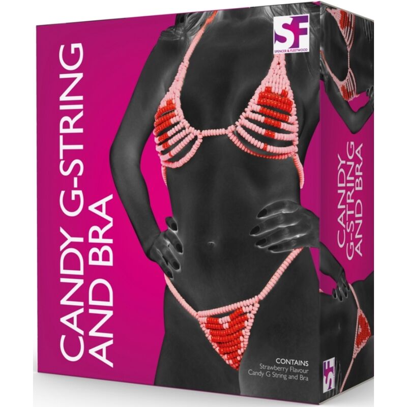 SPENCER & FLEETWOOD - CANDY LOVERS G-STRING AND BRA