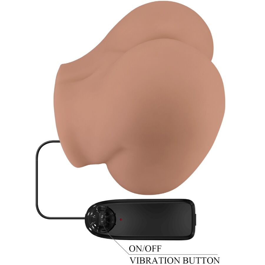 CRAZY BULL - BERNACE ASS VIBRATOR WITH REALISTIC VAGINA AND ANUS FLESH REMOTE CONTROL