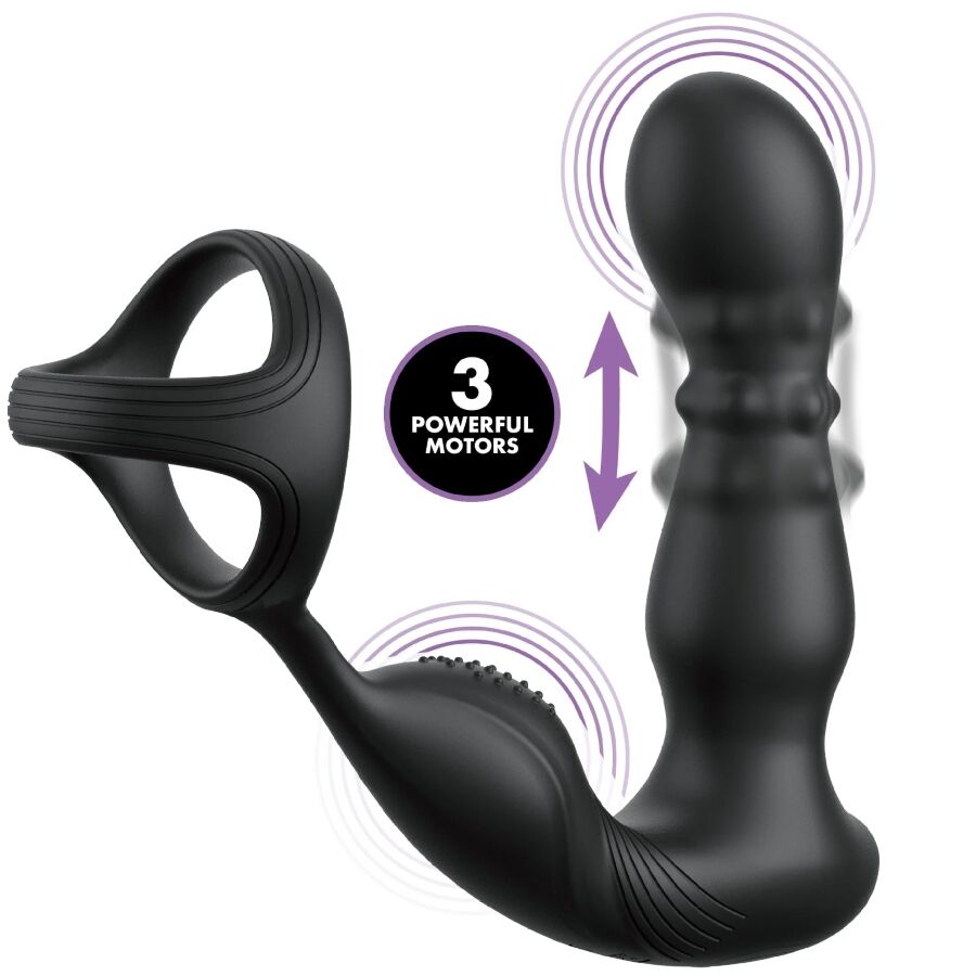ANAL FANTASY ELITE COLLECTION - VIBRATING ANAL RING AND MASSAGER WITH REMOTE CONTROL