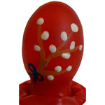 CONDOMERIE - HANDPAINTED NOVELTY CONDOMS EASTER EGG RED