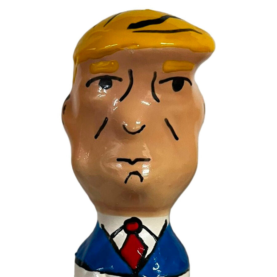 CONDOMERIE - HANDPAINTED NOVELTY CONDOMS GRUMPY TRUMP XL