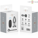 INTENSE - ANAL PLUG 10 VIBRATIONS METAL WITH REMOTE CONTROL L