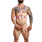 MOB - DNGEON PINK CHAIN HARNESS ONE SIZE Y