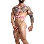 MOB - DNGEON PINK CHAIN HARNESS ONE SIZE Y
