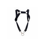 MOB - DNGEON HARNESS WITH STRAIGHT BACK BLACK ONE SIZE