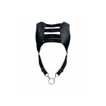 MOB - DNGEON BLACK HARNESS WITH UPPER COCK RING ONE SIZE