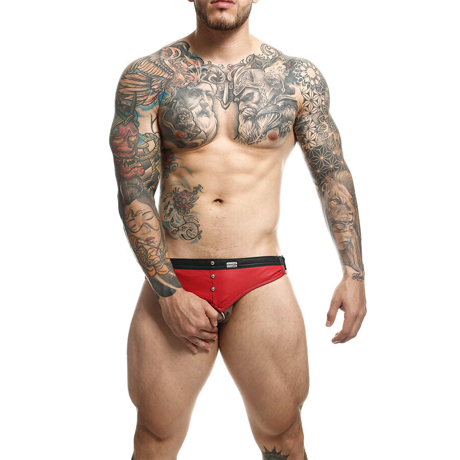 MOB - DNGEON JOCKSTRAP RED COCK RING ONE SIZE