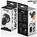 ADDICTED TOYS LOCKED - OBSIDIAN HOLD PENIS CAGE SIZE S