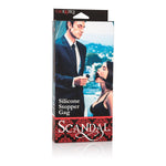 CALEXOTICS - SCANDAL GAG WITH BLACK SILICONE PLUG