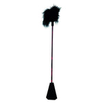 CALEXOTICS - SCANDAL BLACK FEATHER WHIP