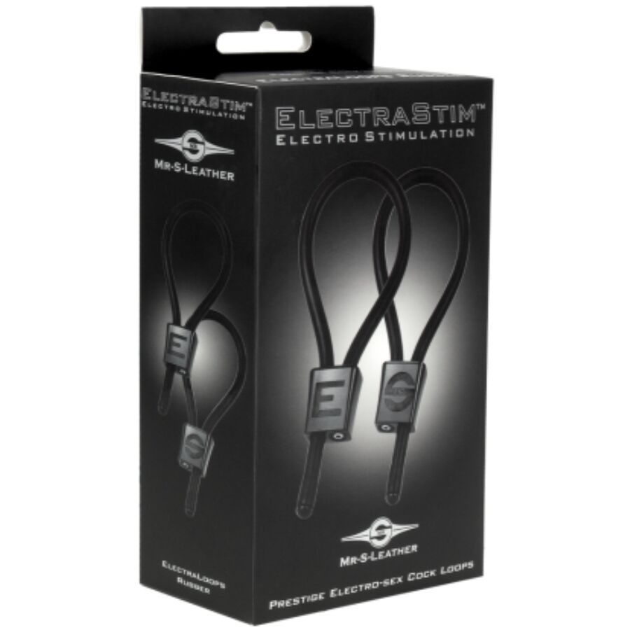 ELECTRASTIM - PRESTIGE ELECTRA LOOPS ADJUSTABLE COCK RINGS BLACK