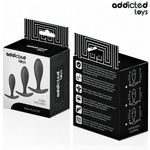 ADDICTED TOYS - SET OF 3 ANAL PLUG SILICONE MODEL 2