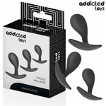 ADDICTED TOYS - SET OF 3 ANAL PLUG SILICONE MODEL 3