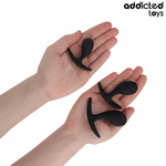 ADDICTED TOYS - SET OF 3 ANAL PLUG SILICONE MODEL 3