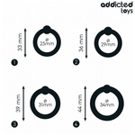 ADDICTED TOYS - SET OF PRESSURE SILICONE RINGS