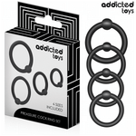 ADDICTED TOYS - SET OF PRESSURE SILICONE RINGS
