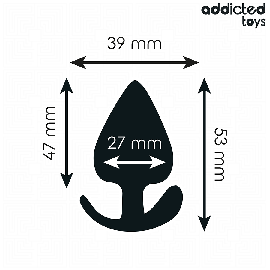ADDICTED TOYS - ANAL PLUG SILICONE SIZE S 5.3 CM