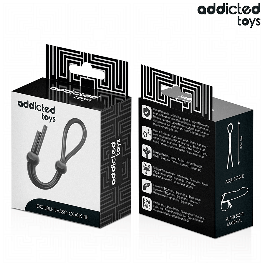 ADDICTED TOYS - SILICONE ROPE FOR THE DOUBLE LOOP PENIS