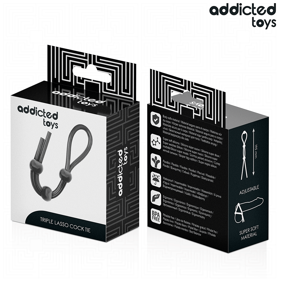 ADDICTED TOYS - SILICONE ROPE FOR THE TRIPLE LOOP PENIS