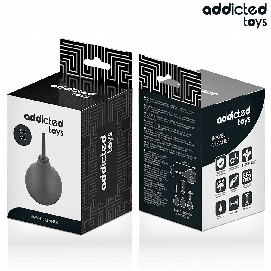 ADDICTED TOYS - TRAVEL ANAL CLEANER SIZE L 220 ML
