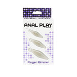 TOYJOY - ANAL PLAY 3-PIECE TRANSPARENT FINGER RIMMER
