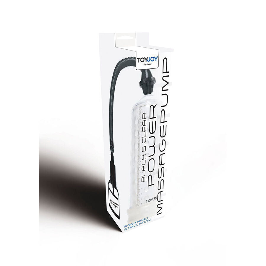 TOYJOY - POWERFUL MASSAGE PUMP WITH TRANSPARENT SLEEVE