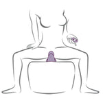 ROCKS- OFF - RUBY GLOW PURPLE SIT-ON VIBRATOR