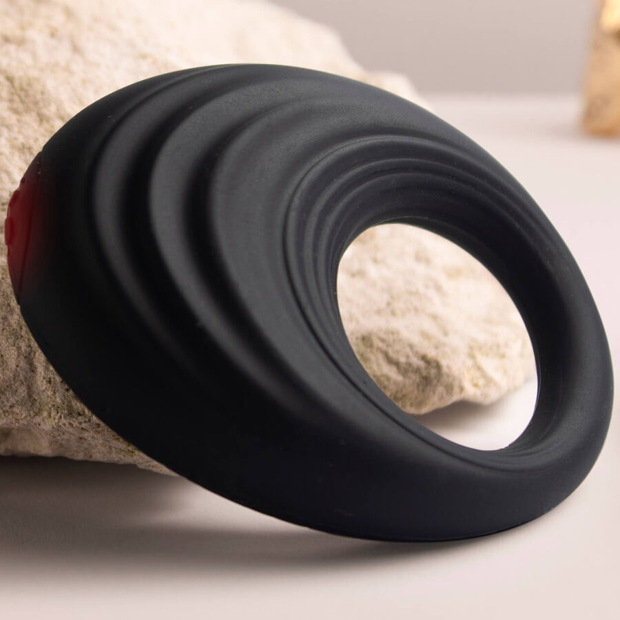 ROCKS-OFF - SPIRE BLACK VIBRATING PENIS RING