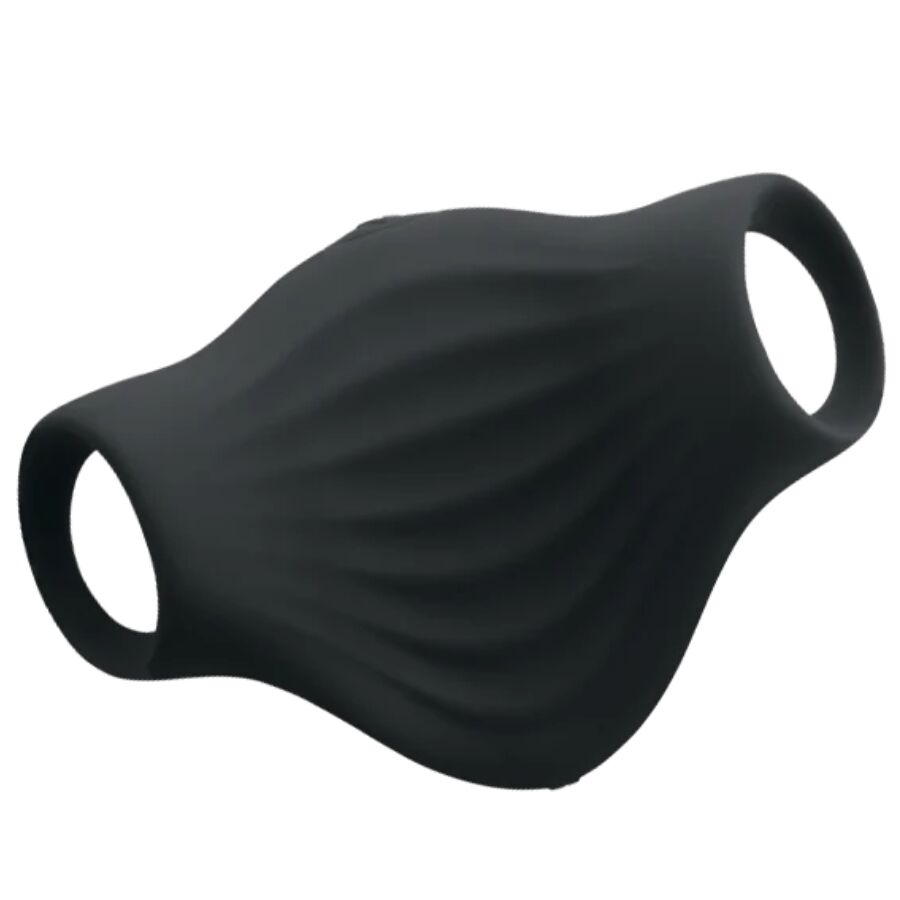 ROCKS- OFF - PALM BLACK FLEXIBLE VIBRATOR MASTURBATOR