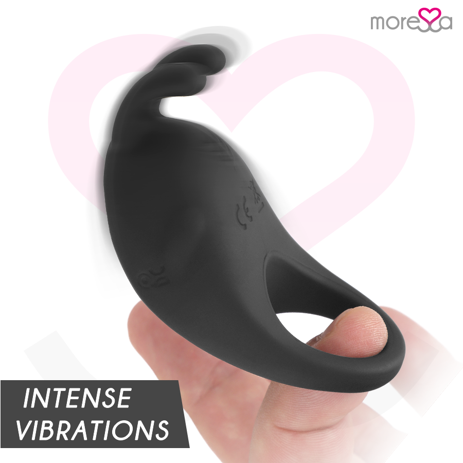 MORESSA - BRAD PREMIUM SILICONE RECHARGEABLE BLACK