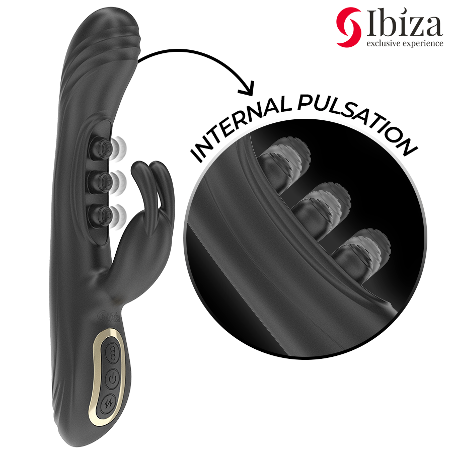 IBIZA - VIBRATING RABBIT WITH PULSATION