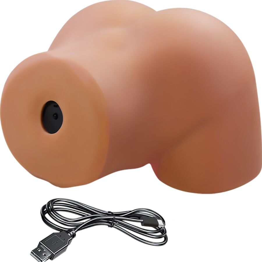 CRAZY BULL - ILANA REALISTIC FEMALE BUTT VIBRATOR AND SUCKER WITH SOUND 6.8 KG