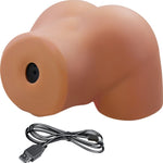 CRAZY BULL - ILANA REALISTIC FEMALE BUTT VIBRATOR AND SUCKER WITH SOUND 6.8 KG