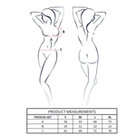 PASSION - TIVOLEA BRA + THONG SET VIOLET L/XL