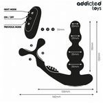 ADDICTED TOYS - ROTATING PROSTATE MASSAGER REMOTE CONTROL